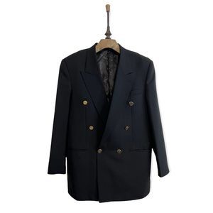 Tino Uomo Collezioni Mens Double Breasted Blazer Size 50